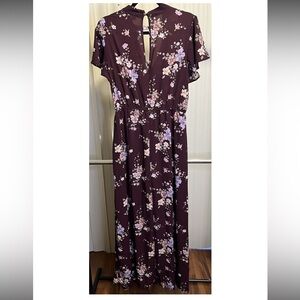 Floral Maxi Dress Romper